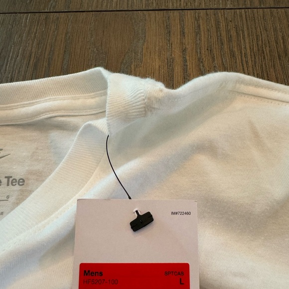 Nike Men's Logo Dallas Training T-shirt White Large HF5207 100 NEW With Tags - Picture 4 of 7